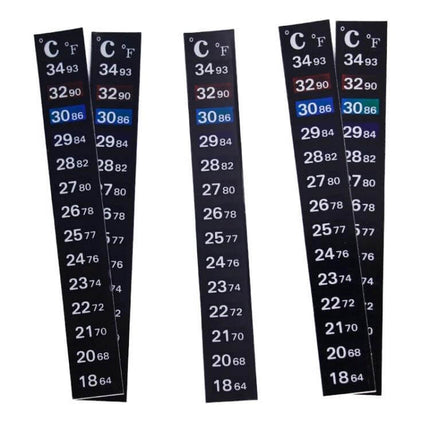 Aquarium Digital Thermometer Sticker 13 Cm Length Indoor Use - 13cm adhesive digital temperature strip for aquarium glass, easy external monitoring