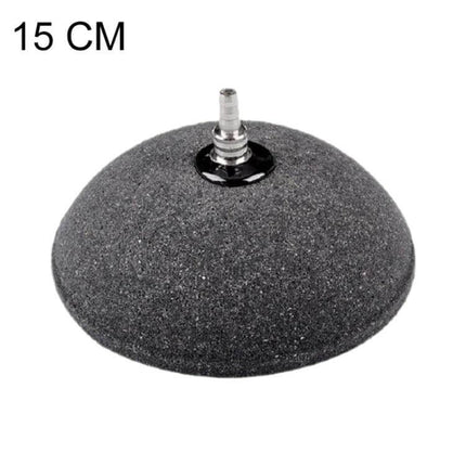 Aquarium Oxygen Bubble Stone Set With Assorted Sizes 3 to 13 cm - single 15 cm frosted ceramic aeration stone with airline fitting