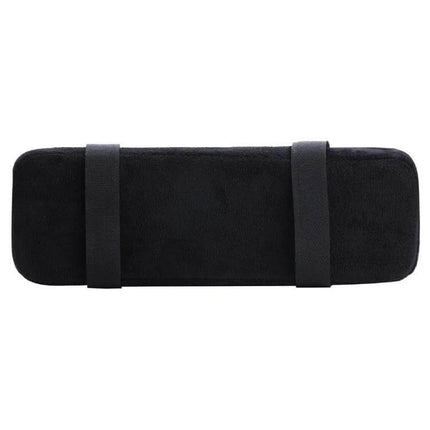 Armrest Pads For Office Chair Removable Cushion For Daily Use - black memory foam armrest pad with fleece cover and elastic straps