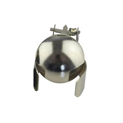 Automatic Candle Extinguisher Gold for Everyday Candle Use - gold electroplated stainless steel hands-free wick snuffer