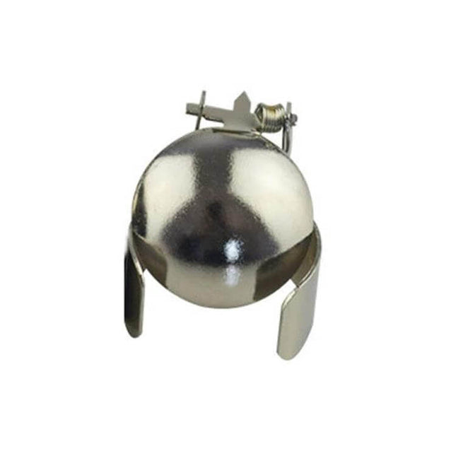 Automatic Candle Extinguisher Gold for Everyday Candle Use - gold electroplated stainless steel hands-free wick snuffer