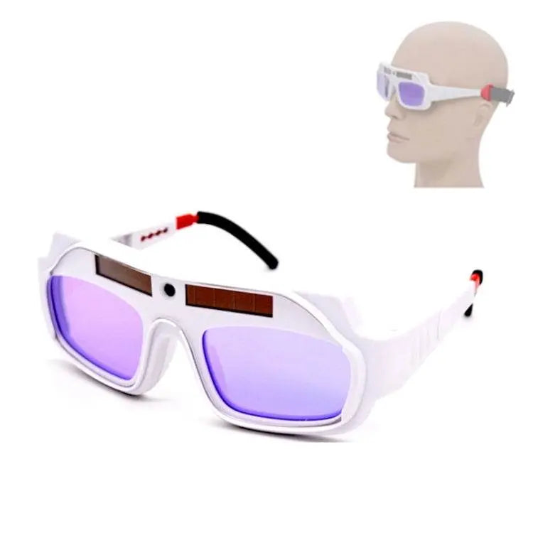 Automatic Dimming Anti-Ultraviolet Welding Glasses Black White