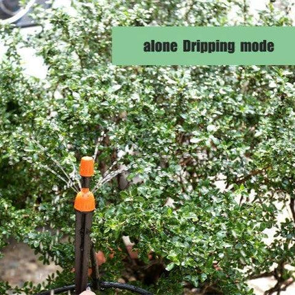 Automatic Garden Watering Device For MicroSpray Irrigation orange 21cm hose splitter watering shrub in drip and spray modes