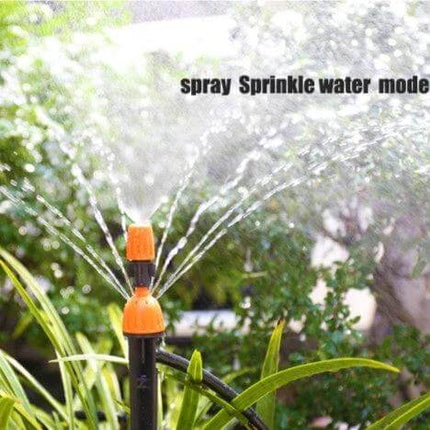 Automatic Garden Watering Device For MicroSpray Irrigation orange plastic 21 cm hose splitter spraying micro-spray in greenhouse and terrace