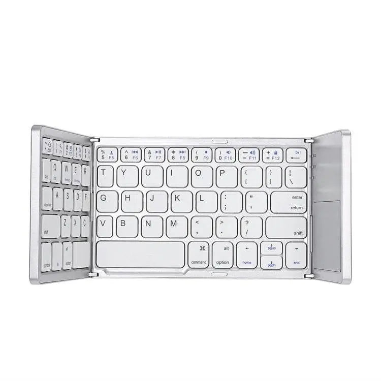 B033 Rechargeable 3-Folding 64 Keys Bluetooth Keyboard Portable