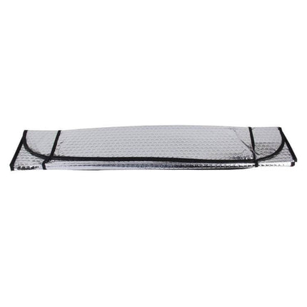 General Purpose Car Sun Visor for Vehicle Protection, 130cm x 60cm - foil and cotton foldable sunshade to protect car from sunlight, dust and scratches
