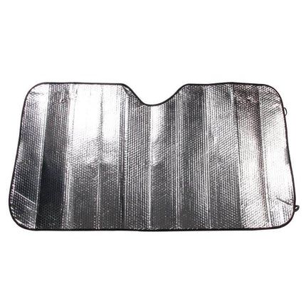 General Purpose Car Sun Visor for Vehicle Protection, 130cm x 60cm - foil and cotton windshield cover to block sun, dust and scratches
