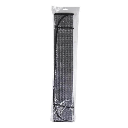 General Purpose Car Sun Visor for Vehicle Protection, 130cm x 60cm – foil and cotton sun protector in retail packaging