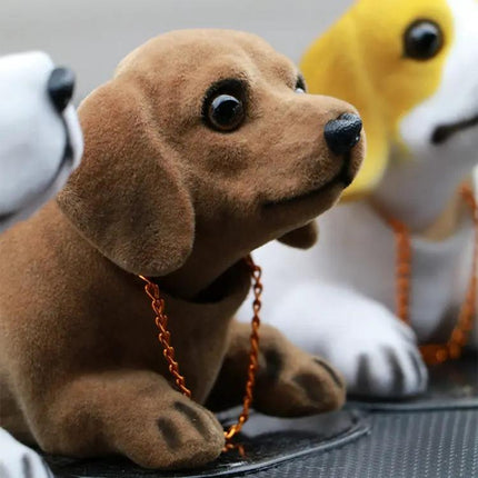 Decorative Dog Figure Car Ornaments for Vehicle Interiors