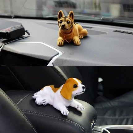 Decorative Dog Figure Car Ornaments for Vehicle Interiors