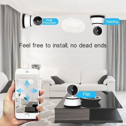 Wireless IP Camera with Night Vision for Home Monitoring