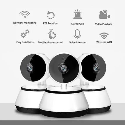 Wireless IP Camera with Night Vision for Home Monitoring