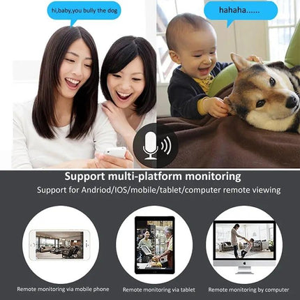 Wireless IP Camera for Remote Home Monitoring with Night Vision | Syndmart