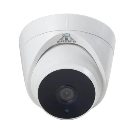Outdoor Waterproof AHD Security Camera with Night Vision and White Balance — white dome camera for outdoor perimeter surveillance, night vision and weatherproof housing