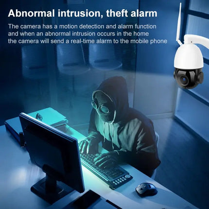 Wireless WiFi Dome Camera for Home Security Monitoring