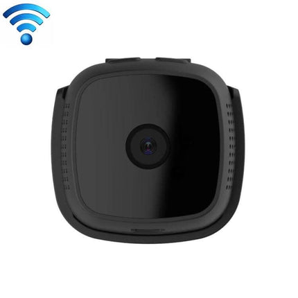 CAMSOY C9 Wearable WiFi Surveillance Camera for Daily Monitoring compact black wearable camera clipped to clothing for discreet recording