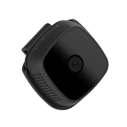 CAMSOY C9 Wearable WiFi Surveillance Camera for Daily Monitoring compact black wearable camera clipped to clothing for discreet recording
