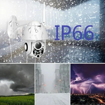 Wireless Outdoor Security Camera for Home Monitoring with Night Vision