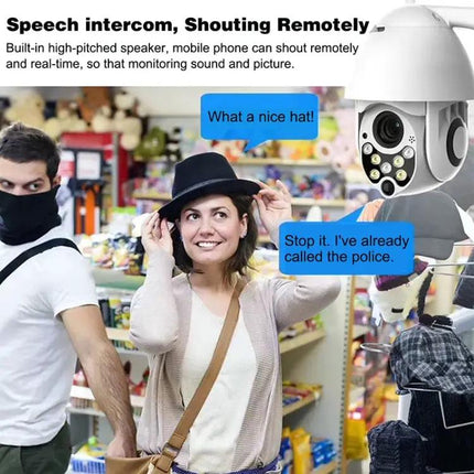 Wireless Outdoor Security Camera for Home Monitoring with Night Vision
