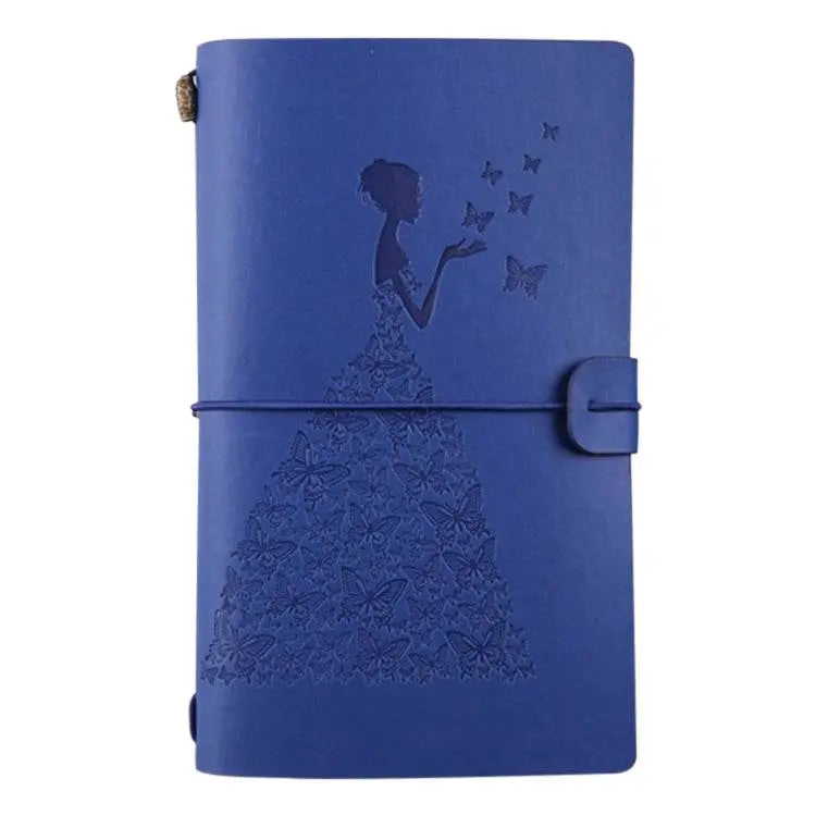 BSD020 Pretty Butterfly Lady Vintage Travelers Notebook Gift 