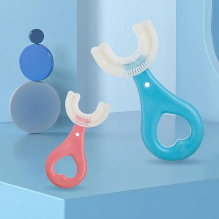 U-Shaped Kids Toothbrush for 2-6 Years Daily Brushing | Syndmart