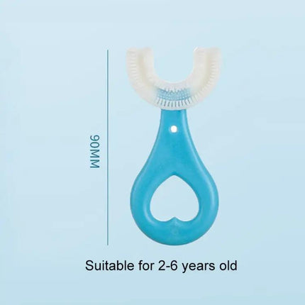 U-Shaped Kids Toothbrush for 2-6 Years Daily Brushing | Syndmart