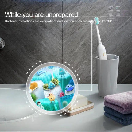 Ultraviolet Toothbrush Sterilizer Wall Mounted For Daily Bathroom Use