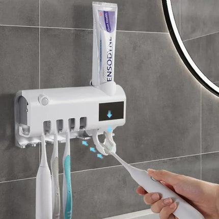 Ultraviolet Toothbrush Sterilizer Wall Mounted For Daily Bathroom Use