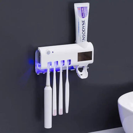 Ultraviolet Toothbrush Sterilizer Wall Mounted For Daily Bathroom Use