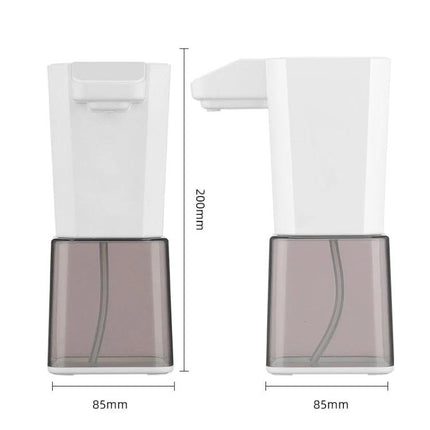 Automatic Foam Soap Dispenser for Home Hand Washing - sleek white touchless dispenser with clear soap reservoir (85mm x 200mm)