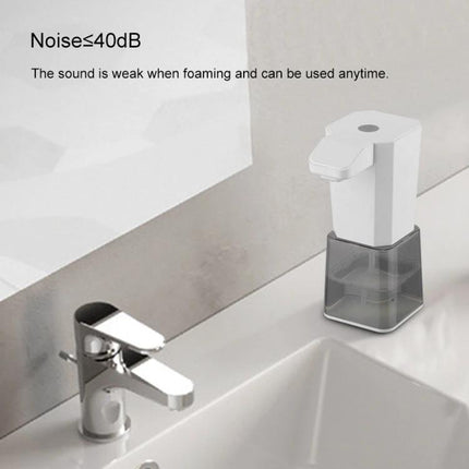 Automatic Foam Soap Dispenser for Home Hand Washing on bathroom sink, touchless foaming soap with quiet ≤40dB operation