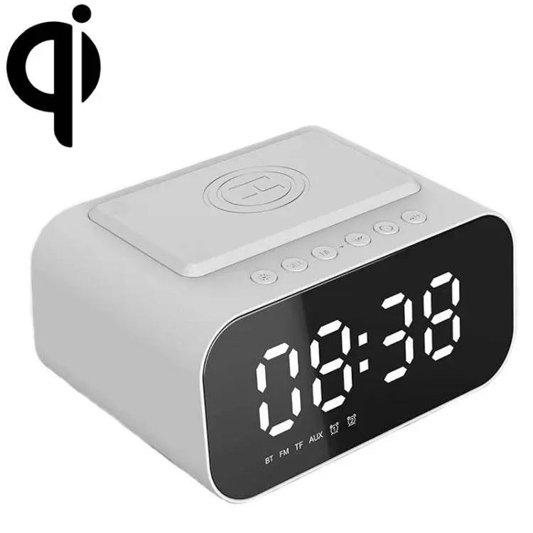 BT510 15W LED Clock Wireless Charging Bluetooth Speaker