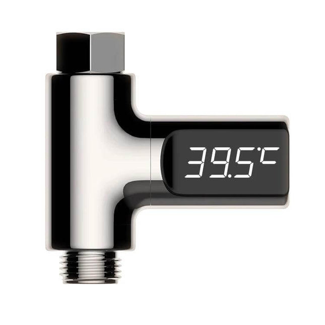 Baby Bath Water Thermometer Rotatable 360 Degree For Gentle Bath Time LED display showing 39.5°C, real-time bath water temperature