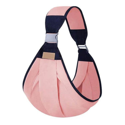 Baby Front Sling Carrier, Portable For 0 To 48 Months - pink cotton-polyester lightweight travel baby front carrier