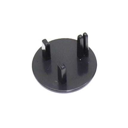 Baby Socket Protection Cover Round Transparent For Home Safety - round black outlet plug protector with buckling prongs