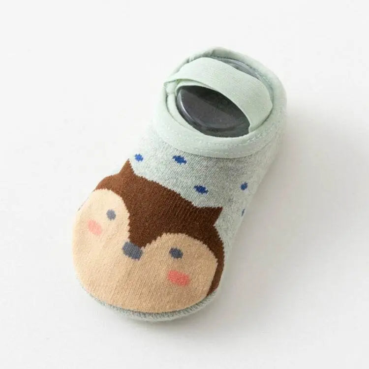 Baby Socks Newborn Cartoon Terry Cotton Non-slip Warmth