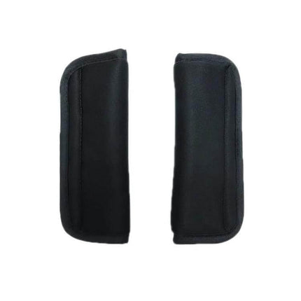 Baby Stroller Seat Belt Shoulder Guard 3 Piece Set Black – breathable soft padded shoulder and crotch strap protectors for stroller comfort
