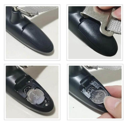 Baggage Scale For Travel Luggage Portable 50 Kg Capacity showing strap attachment, ABS housing and replaceable battery compartment