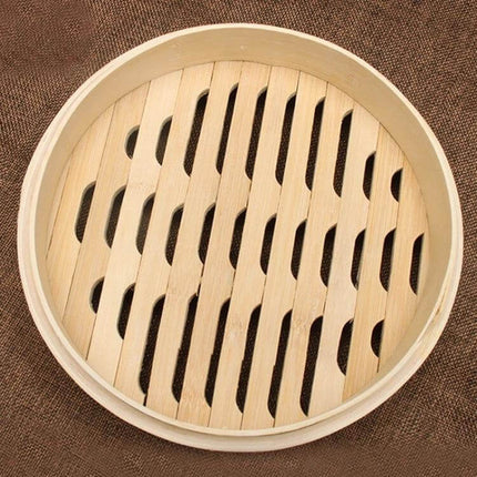 Bamboo Bun Steamer Basket For Buns And Veggies 21cm And 27cm - natural bamboo round steamer basket insert with slatted base for steaming buns and veggies
