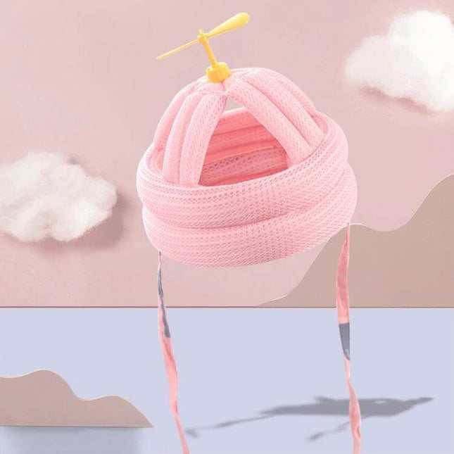 Bamboo Dragonfly Baby Anti Fall Pillow Pad Gray For Safe Naps - pink breathable bamboo lyocell infant cap with propeller top