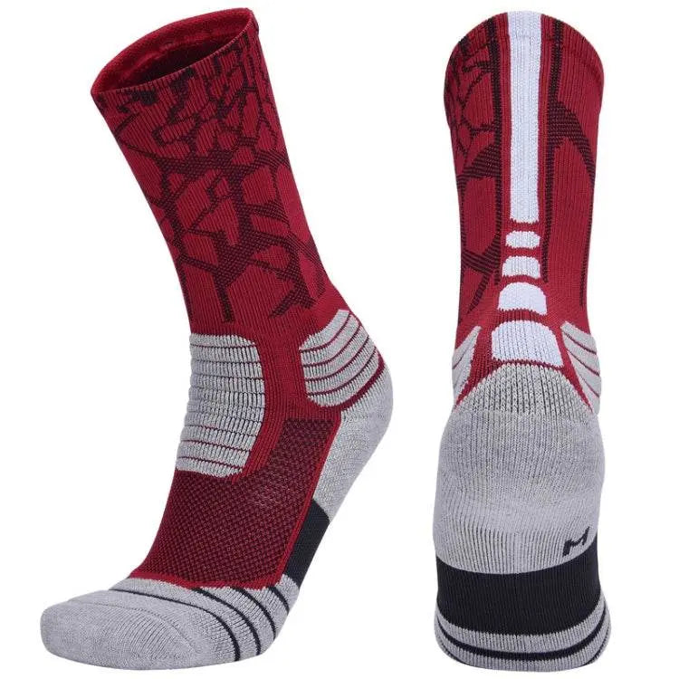 Basketball Stockings Boxing Roller Skating Riding Sports Socks L 39-42 XL 43-46