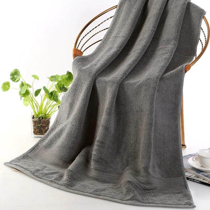 Bath Towel 70x140 cm For Everyday Home Use And Comfort Gray 100% Cotton Plush High Absorbency 70×140 cm