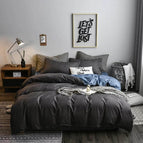 200*200cm(1xPillowcase,1xQuilt） / Black