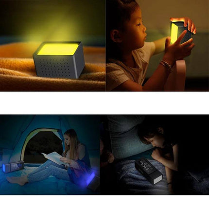 Bedside Alarm Clock With Night Light For Everyday Use - compact LED alarm with colorful ambient glow and clear VA display