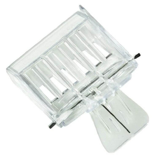 Bee King Cage Beekeeping Tool, Plastic Queen Cage, 2 Pack - clear lightweight plastic queen cage for safe transport and temporary confinement