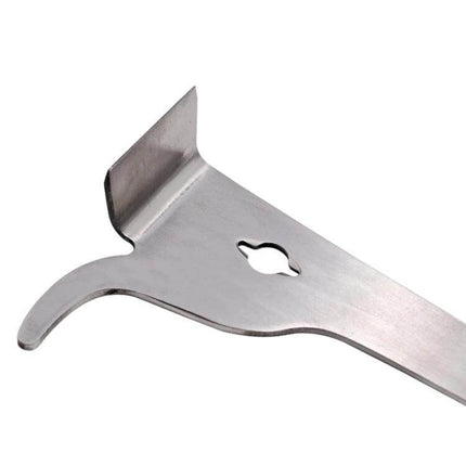 Bee Tools Cut Honey Knife Thumb Up Beekeeping Scraper Stainless Steel stainless steel thumb-type hive scraper 26cm one-handed