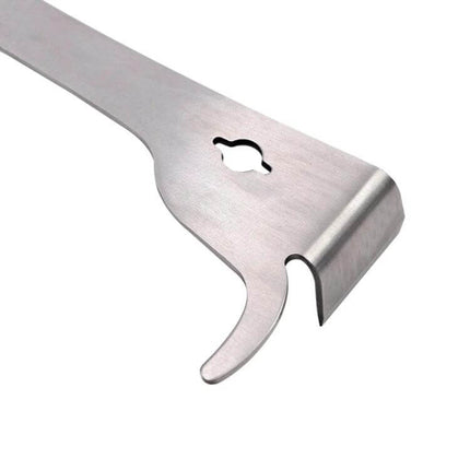 Bee Tools Cut Honey Knife Thumb Up Beekeeping Scraper Stainless Steel stainless steel thumb-type scraper for lifting sub-covers and scraping propolis