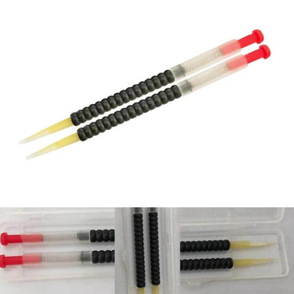Beekeeping Transfer Needles 11 cm for Bee Larvae Kit - pair of aerospace-grade synthetic transfer needles with textured grips for precise larva grafting