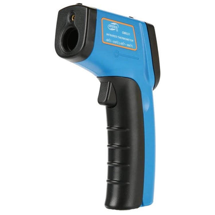 Benetech Handheld Infrared Thermometer for Cooking - compact blue non-contact IR gun with laser aiming and trigger for grill, oil, and food surface temps
