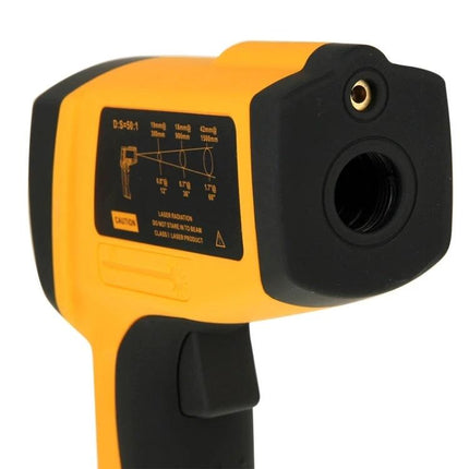 Benetech Infrared Temperature Gun For Quick Home Checks handheld non-contact thermometer showing lens and grip